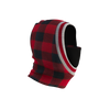 Pook Ninja - Red Plaid and Black Double Layer Polar Fleece Balaclava