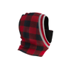 Pook Ninja - Red Plaid and Black Double Layer Polar Fleece Balaclava