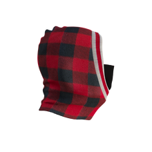 Load image into Gallery viewer, Pook Ninja - Red Plaid and Black Double Layer Polar Fleece Balaclava