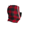 Pook Ninja - Red Plaid and Black Double Layer Polar Fleece Balaclava