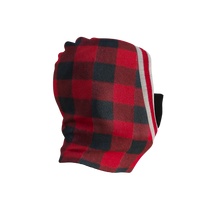 Load image into Gallery viewer, Pook Ninja - Red Plaid and Black Double Layer Polar Fleece Balaclava