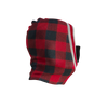 Pook Ninja - Red Plaid and Black Double Layer Polar Fleece Balaclava