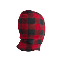 Load image into Gallery viewer, Pook Ninja - Red Plaid and Black Double Layer Polar Fleece Balaclava