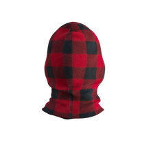 Load image into Gallery viewer, Pook Ninja - Red Plaid and Black Double Layer Polar Fleece Balaclava
