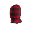 Pook Ninja - Red Plaid and Black Double Layer Polar Fleece Balaclava