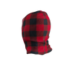 Pook Ninja - Red Plaid and Black Double Layer Polar Fleece Balaclava
