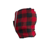 Pook Ninja - Red Plaid and Black Double Layer Polar Fleece Balaclava