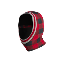 Load image into Gallery viewer, Pook Ninja - Red Plaid and Black Double Layer Polar Fleece Balaclava
