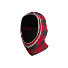 Load image into Gallery viewer, Pook Ninja - Red Plaid and Black Double Layer Polar Fleece Balaclava