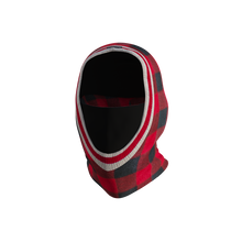 Load image into Gallery viewer, Pook Ninja - Red Plaid and Black Double Layer Polar Fleece Balaclava