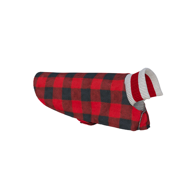 Pook Pooch Reversible - Red Polar Fleece & Wool