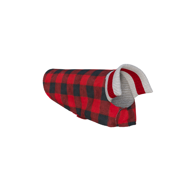 Pook Pooch Reversible - Red Polar Fleece & Wool