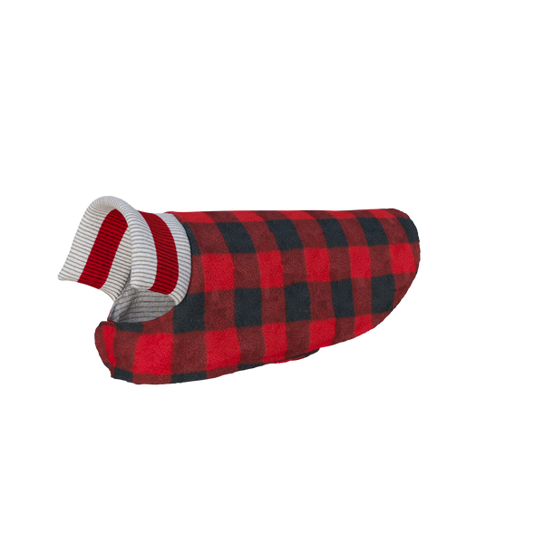 Pook Pooch Reversible - Red Polar Fleece & Wool