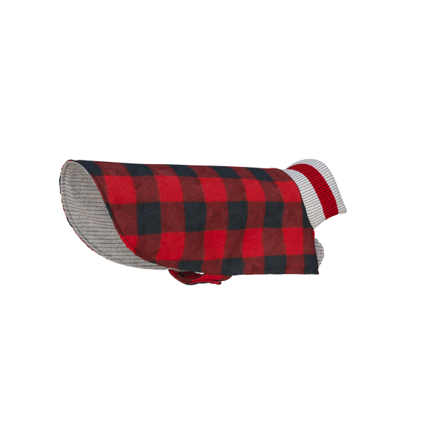 Pook Pooch Reversible - Red Polar Fleece & Wool