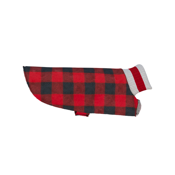 Pook Pooch Reversible - Red Polar Fleece & Wool