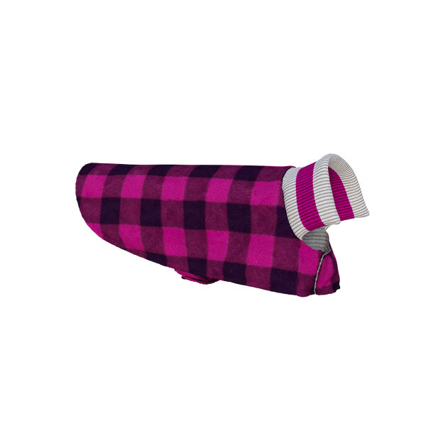 Pook Pooch Reversible - Pink Polar Fleece & Wool