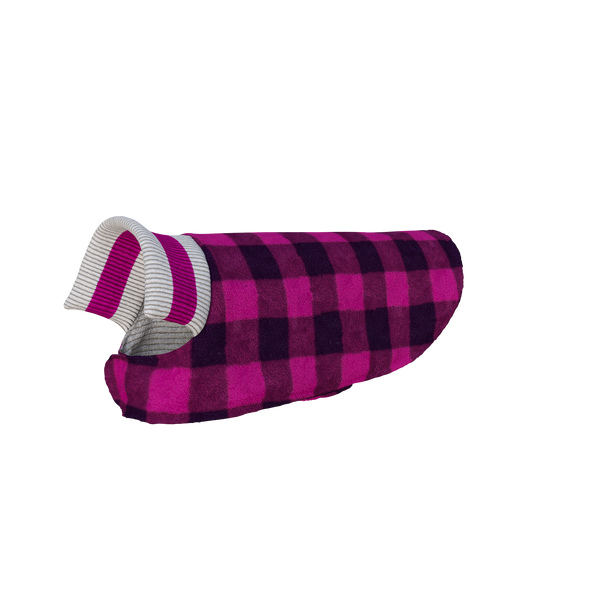 Pook Pooch Reversible - Pink Polar Fleece & Wool