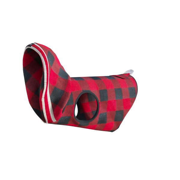 Pook Pooch Hoodie - Red Polar Fleece