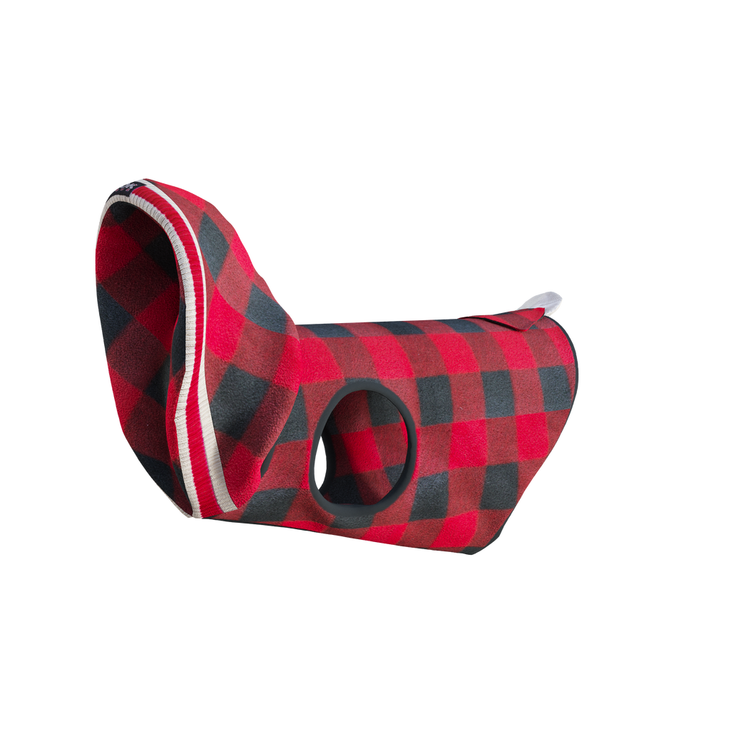Pook Pooch Hoodie - Red Polar Fleece