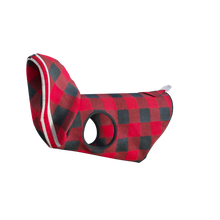 Load image into Gallery viewer, Pook Pooch Hoodie - Red Polar Fleece