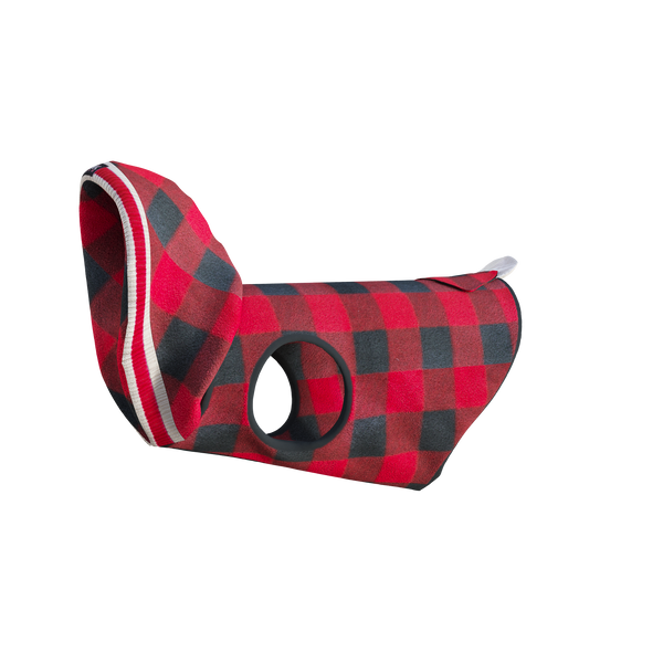 Pook Pooch Hoodie - Red Polar Fleece