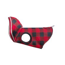 Load image into Gallery viewer, Pook Pooch Hoodie - Red Polar Fleece