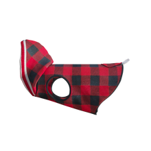 Load image into Gallery viewer, Pook Pooch Hoodie - Red Polar Fleece