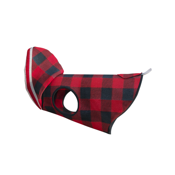 Pook Pooch Hoodie - Red Polar Fleece