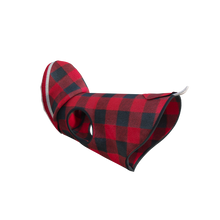 Load image into Gallery viewer, Pook Pooch Hoodie - Red Polar Fleece