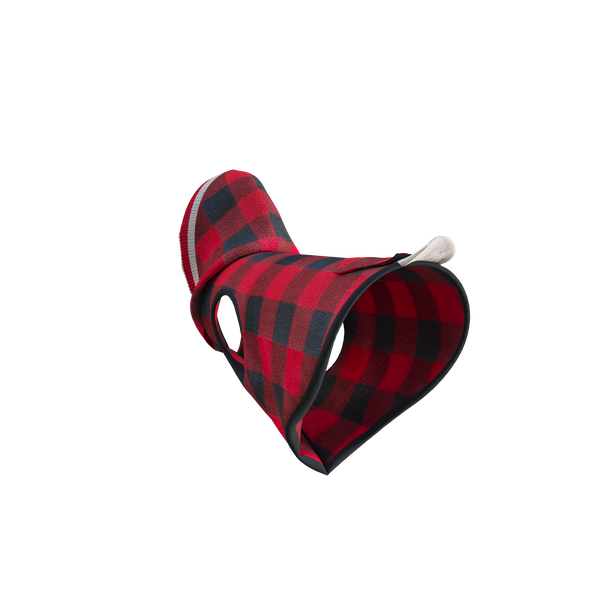 Pook Pooch Hoodie - Red Polar Fleece