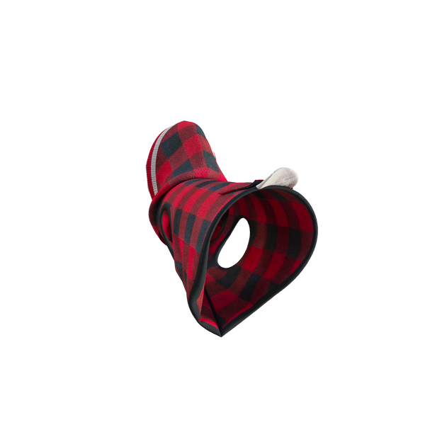 Pook Pooch Hoodie - Red Polar Fleece