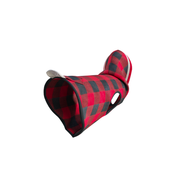 Pook Pooch Hoodie - Red Polar Fleece