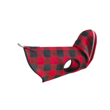 Load image into Gallery viewer, Pook Pooch Hoodie - Red Polar Fleece