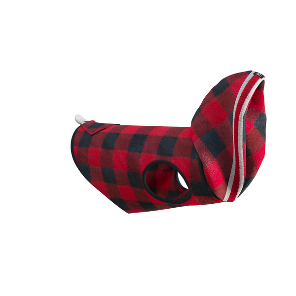 Pook Pooch Hoodie - Red Polar Fleece