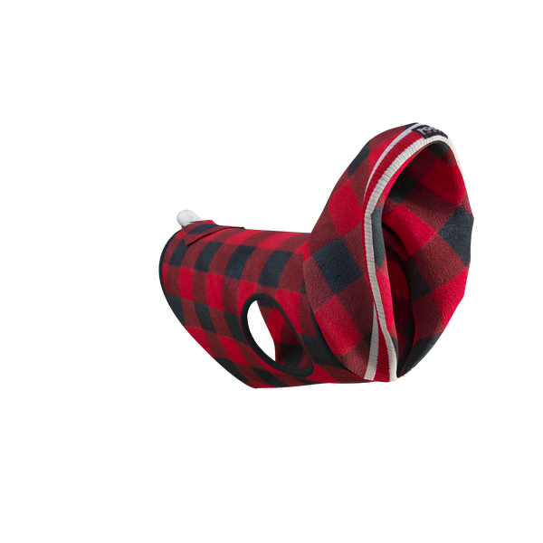 Pook Pooch Hoodie - Red Polar Fleece