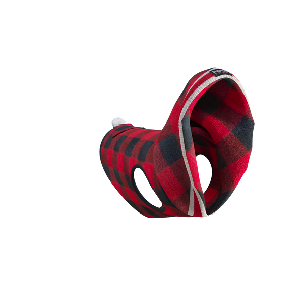 Pook Pooch Hoodie - Red Polar Fleece