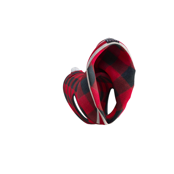 Pook Pooch Hoodie - Red Polar Fleece