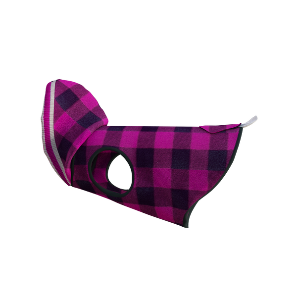 Pook Pooch Hoodie - Pink Polar Fleece