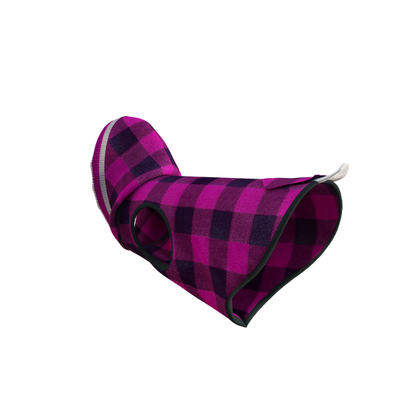 Pook Pooch Hoodie - Pink Polar Fleece