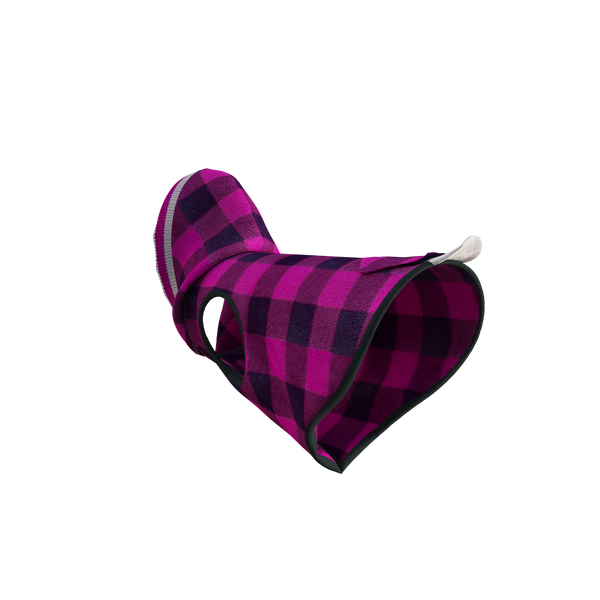 Pook Pooch Hoodie - Pink Polar Fleece