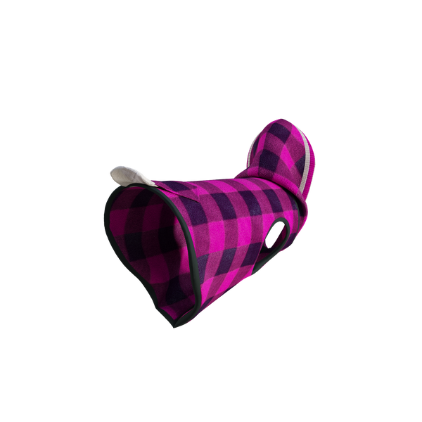 Pook Pooch Hoodie - Pink Polar Fleece