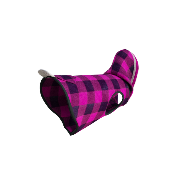 Pook Pooch Hoodie - Pink Polar Fleece