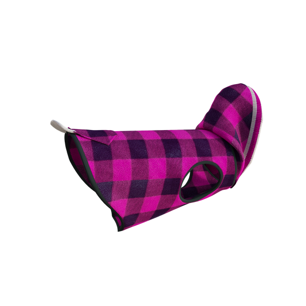 Pook Pooch Hoodie - Pink Polar Fleece