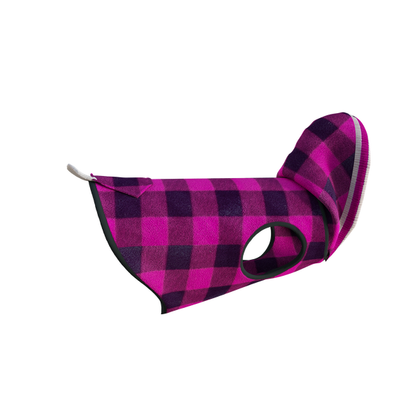 Pook Pooch Hoodie - Pink Polar Fleece