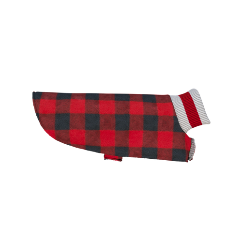 Pook Pooch Reversible - Red Polar Fleece & Wool