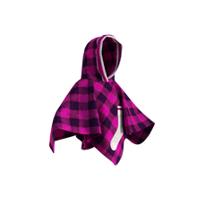 Load image into Gallery viewer, Pookie Poncho - Pink Toddler/Youth Polar Fleece