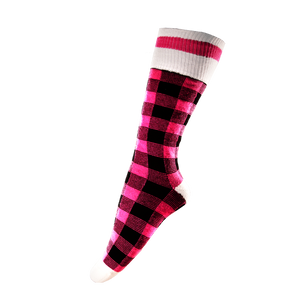 Pook Socks - Pink Plaid