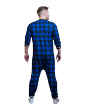 Load image into Gallery viewer, Pook (Blue Plaid) Union Suit