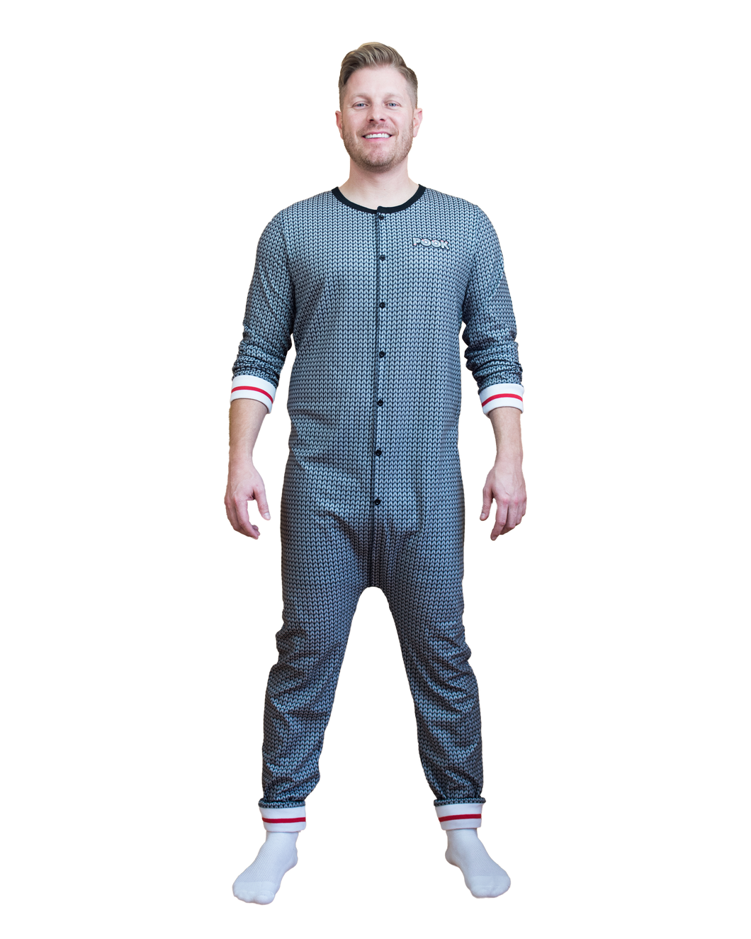 POOK (Grey Sock Style) Union Suit